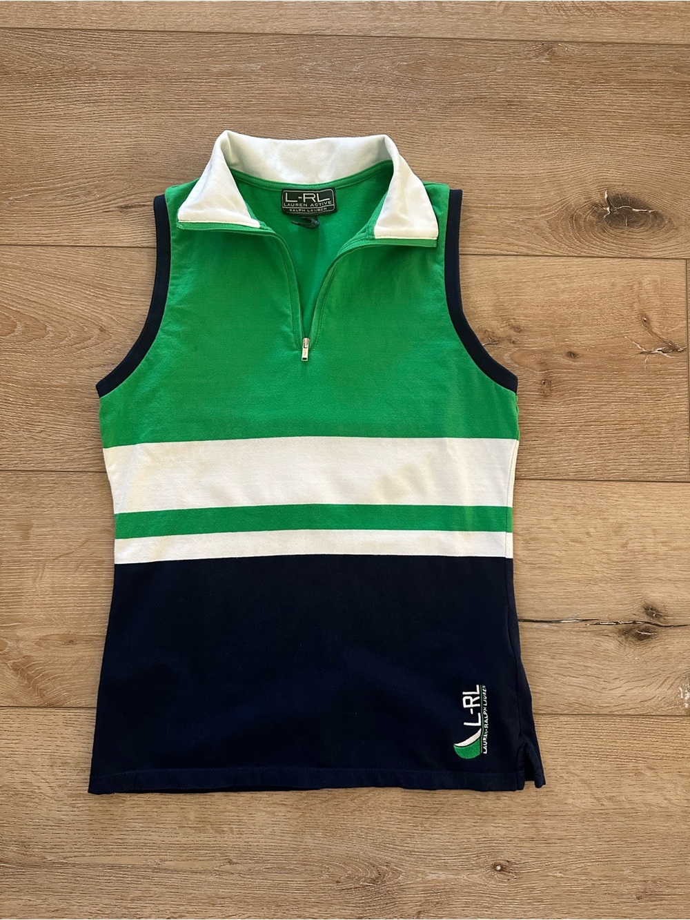 Vintage Active Ralph Lauren Sleeveless Quarter Zip Tank